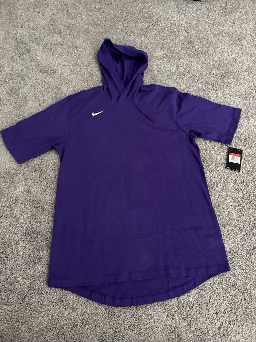 Nike short sleeve hoodie